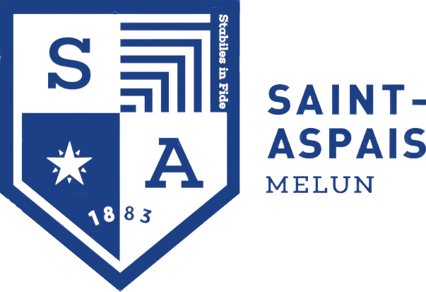 institution st Aspais fond logo blanc et bleu