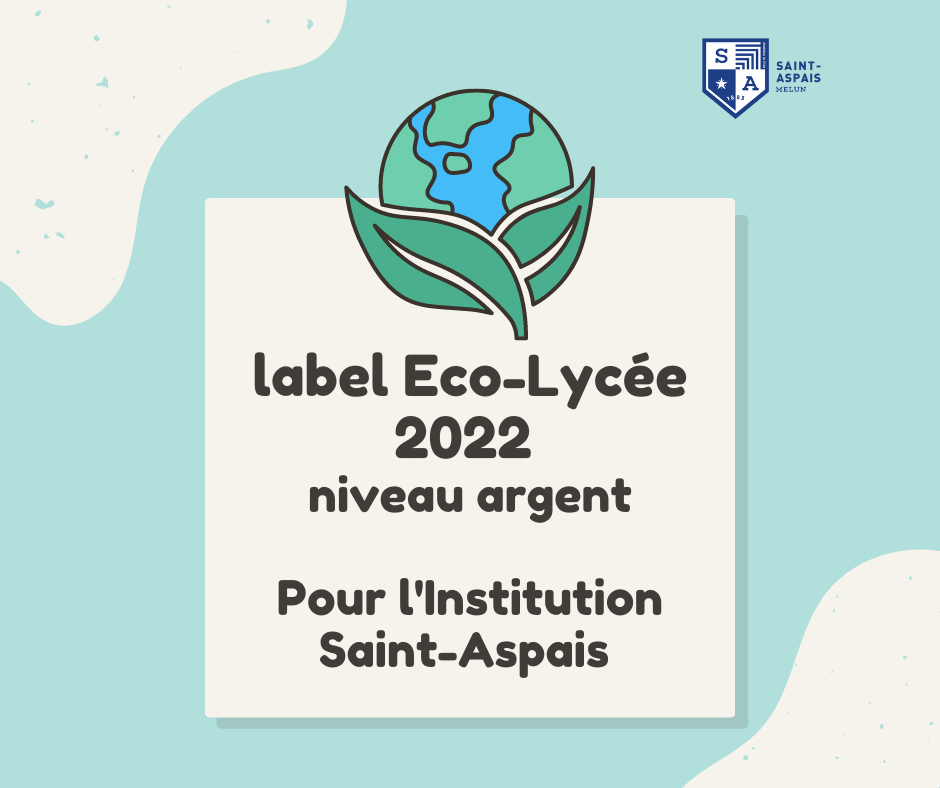 label eco lycée saint aspais